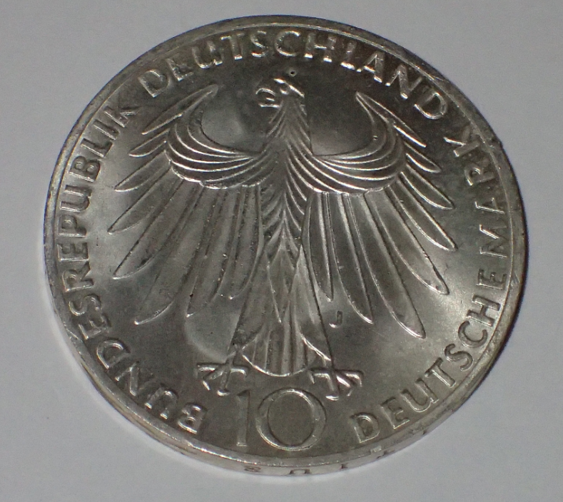 Germany 1972 10 Deutsche Mark Olympic Games in Munich Silver #34 | AAA ...